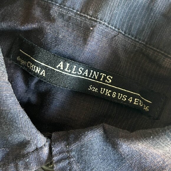 AllSaints Irma Plaid Shirt Dress ASO Spencer Hastings - Picture 9 of 12